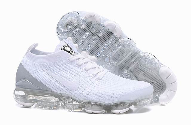 Nike Air Vapormax 2019 Shoes White Silver - Click Image to Close